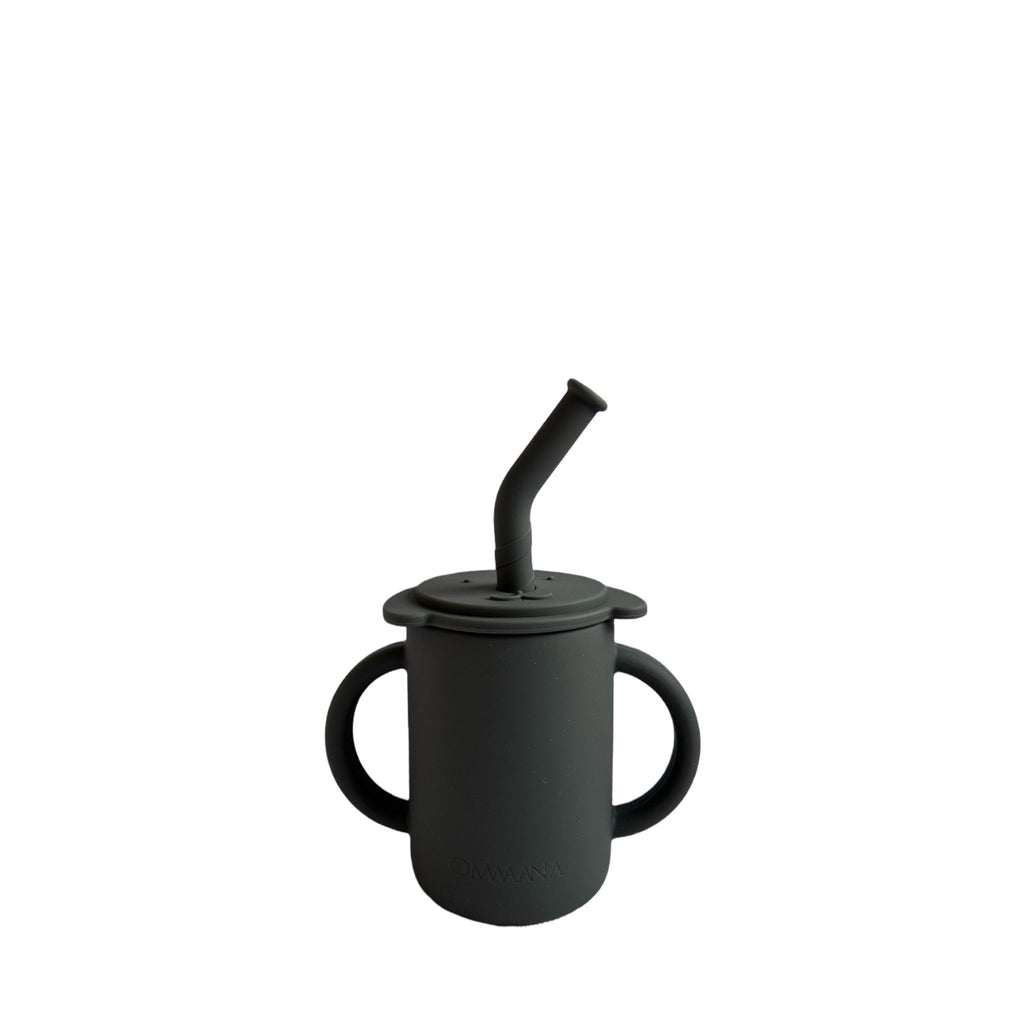 Silicone Training Straw Sippy Cup - OMWAANA